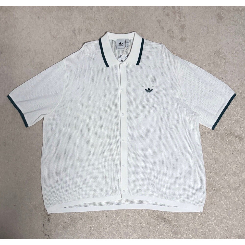 Adidas Knitted Button Up Shirt